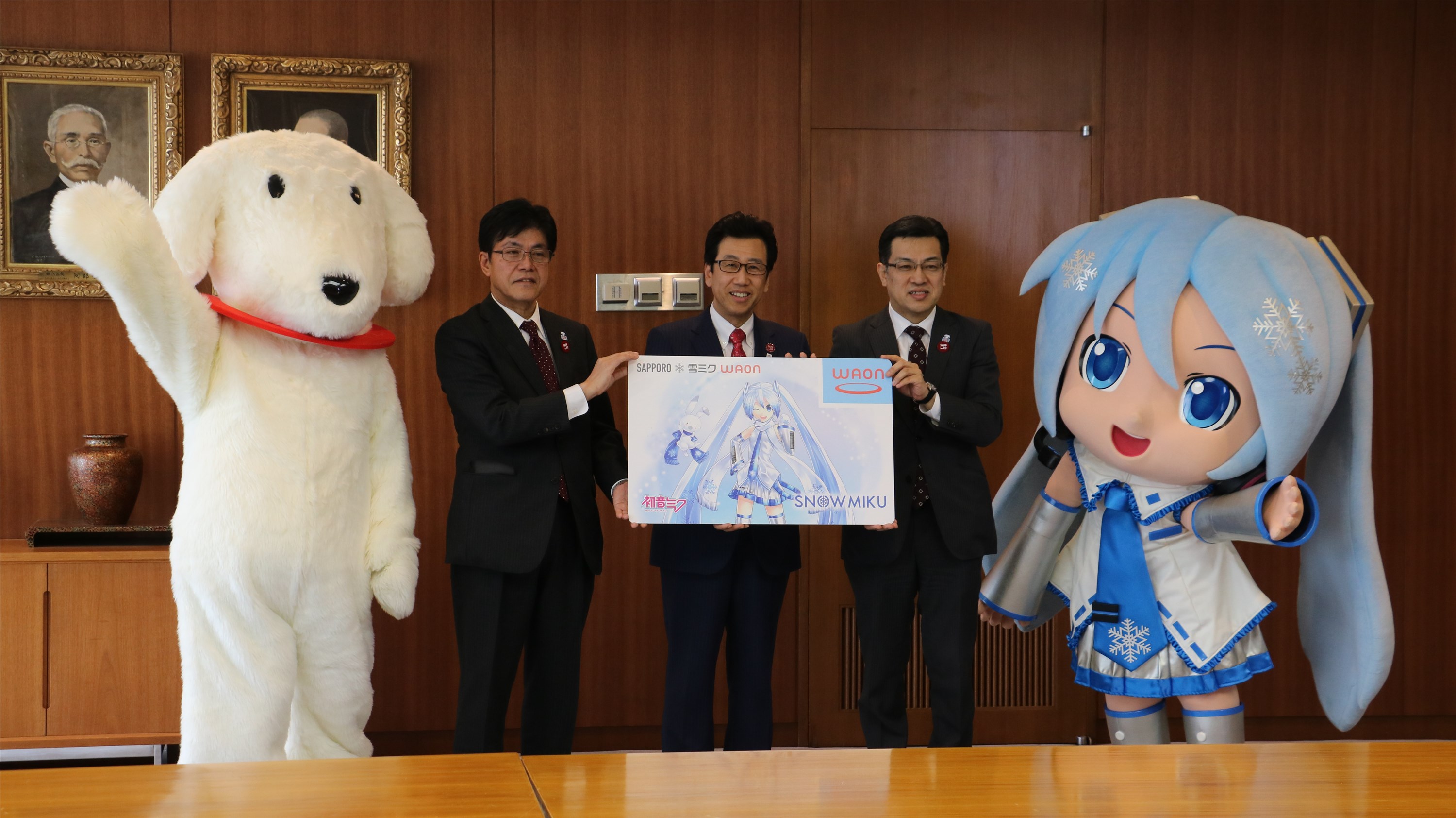 クリプトン 雪ミク が札幌市のご当地waonに Sapporo 雪ミクwaon 発行決定